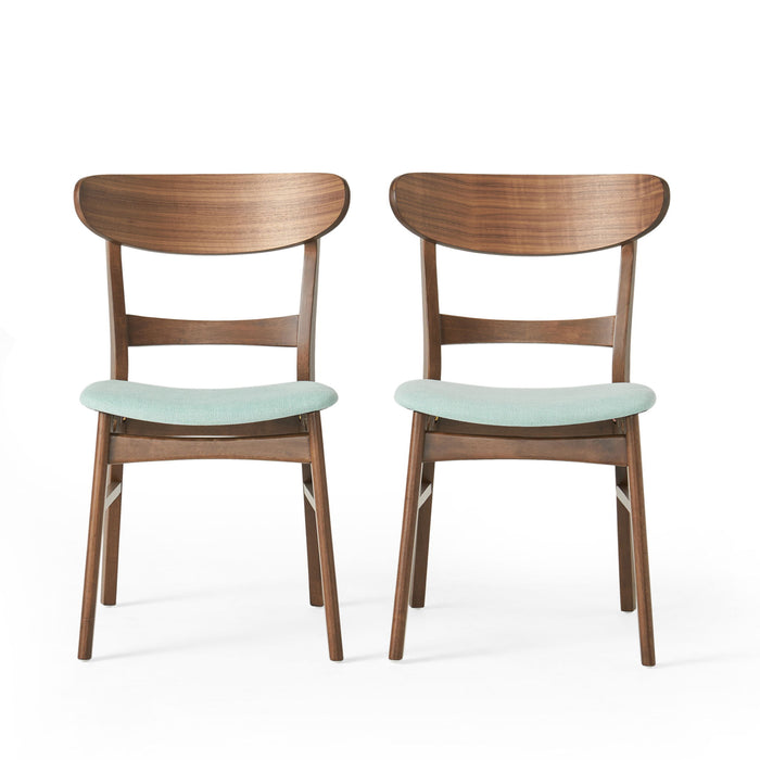 Modern Dining Chairs With Cushioned Seat (Set of 2)