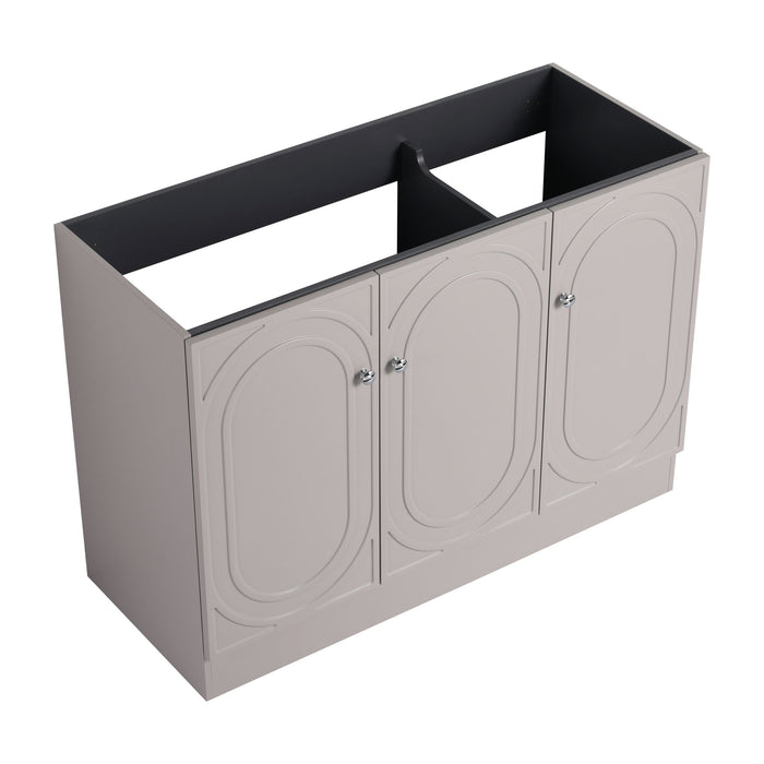 Modern Freestanding Bathroom Vanity With Soft Close Cabinet Doors