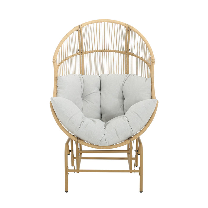 Palos - Outdoor Wicker Glider Chair