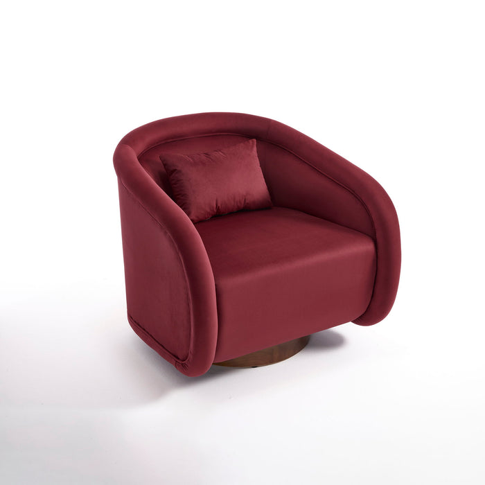 Swivel Accent Chair With 360 Degree Rotating