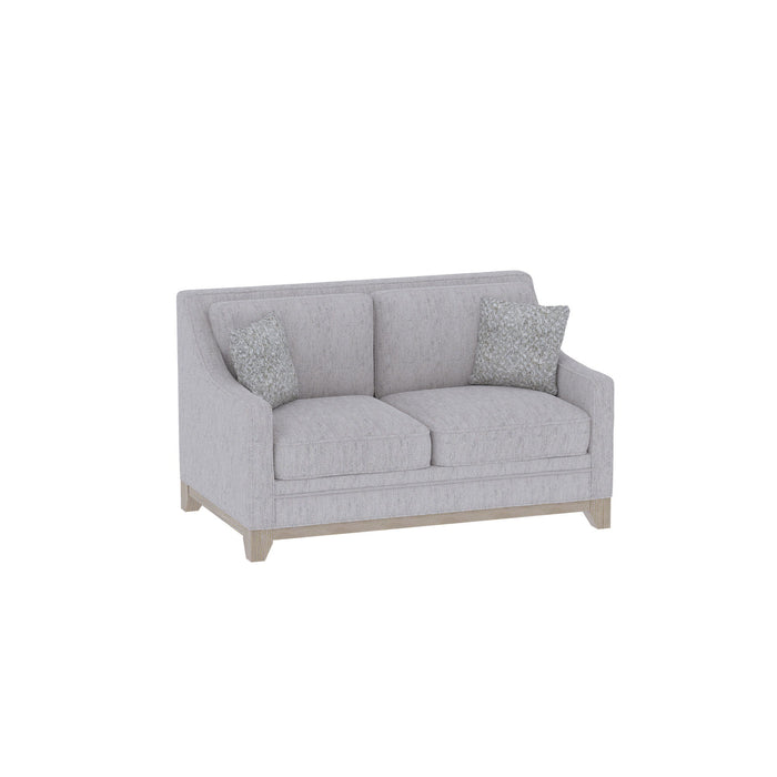 Loveseat With Casual Accent - Gray