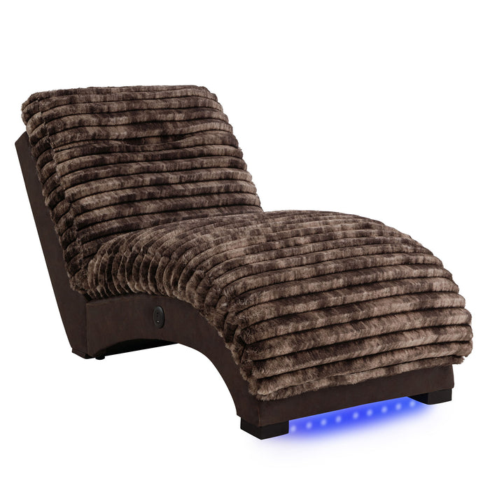Denise - Accent Chaise With USB Support