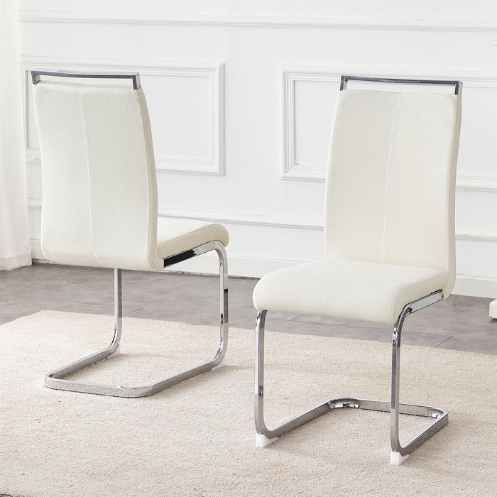 Dining Chairs With Ergonomic Backrest