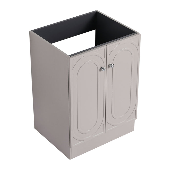 Modern Freestanding Bathroom Vanity With Soft Close Cabinet Doors