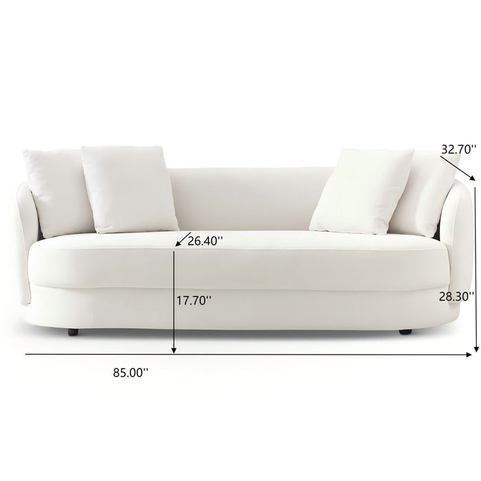 Dylan - Modern French Boucle Sofa