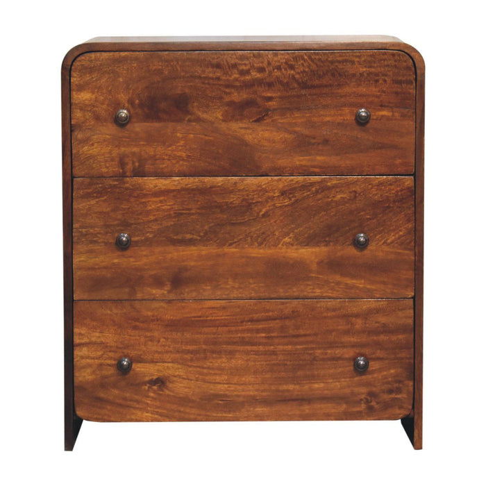 Aspen - Slim Chest - Dark Brown