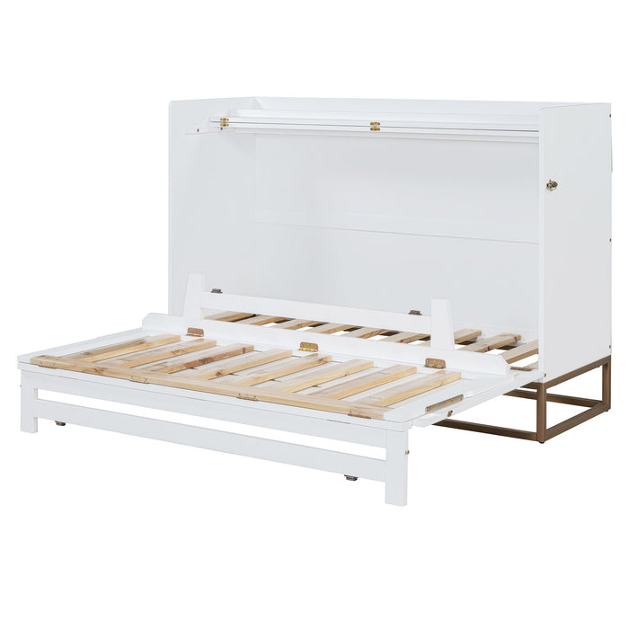 Murphy Bed With Iron Legs, Modern Design