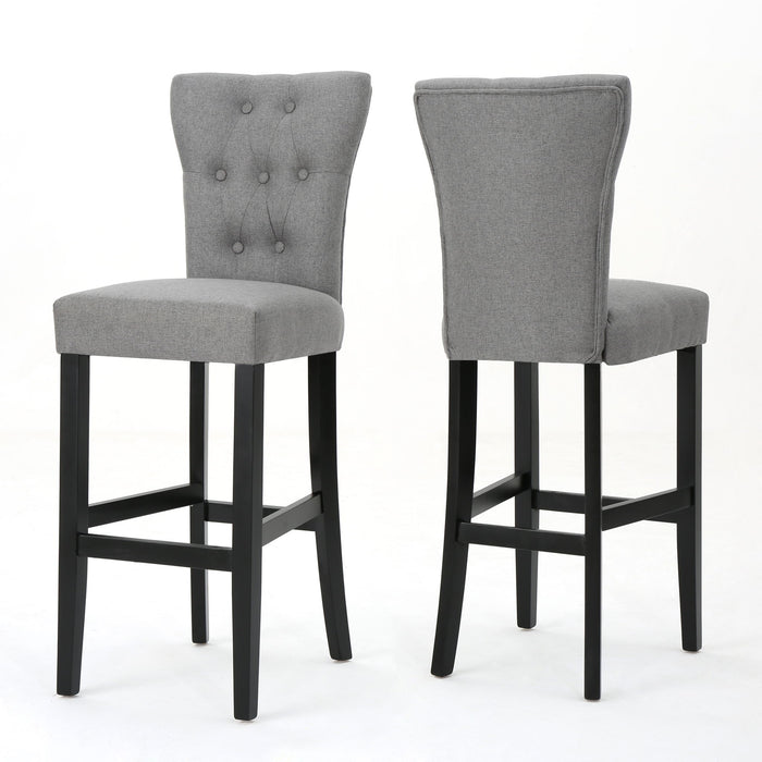 Elegant Barstool Set With Plush Cushioning