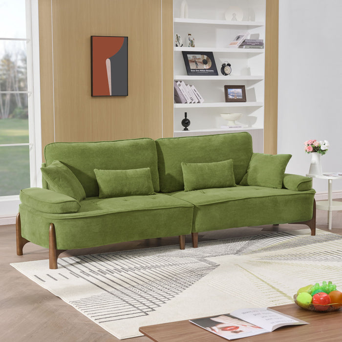 Comfortable Deep Seated Sofa With Pillows