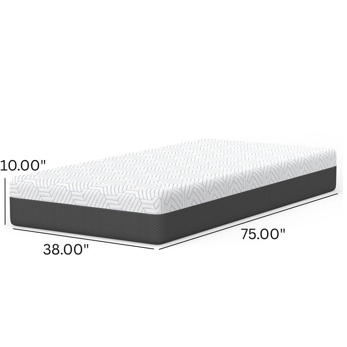 Pur Chill - 10" Medium Firm Mattress With Phase Change Cooling Fabric