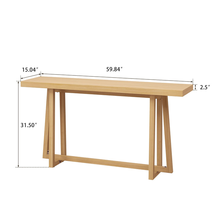 Console Table, Stylish Rectangular Entryway Table