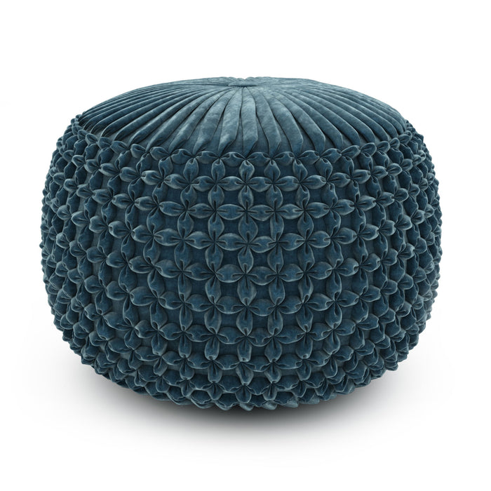 Renee - Handcrafted Round Pouf