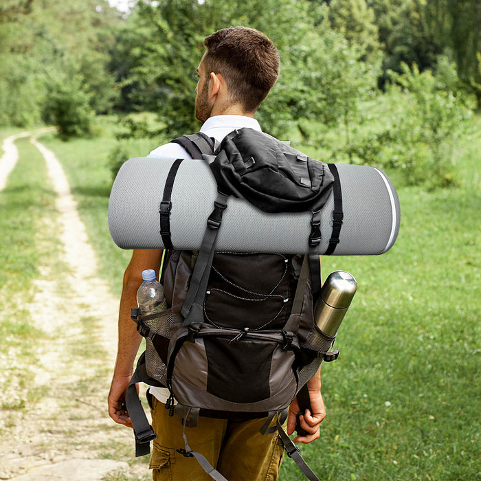 Memory Foam Camping Mattress, Foldable, Portable Comfort With Water Resistant Cover