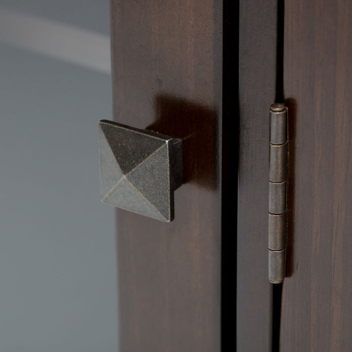 Cosmopolitan - Wide TV Media Stand - Mahogany Brown