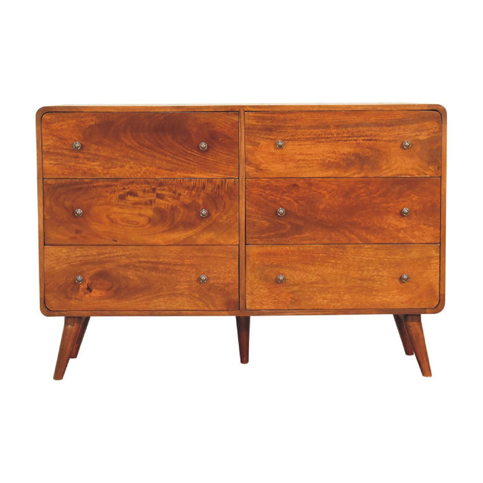 Large Curved Chest - Chestnut