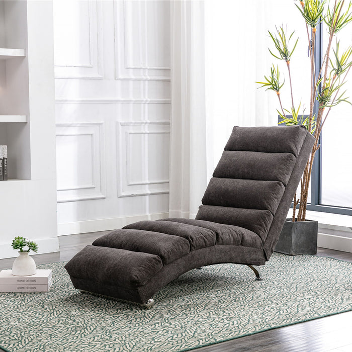 Massage Chaise Lounge Indoor With Remote Control, Ergonomic Electric Massage Lounger