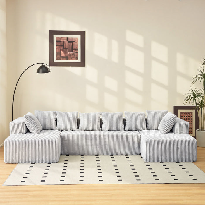 Modular U Shaped Sectional Sofa