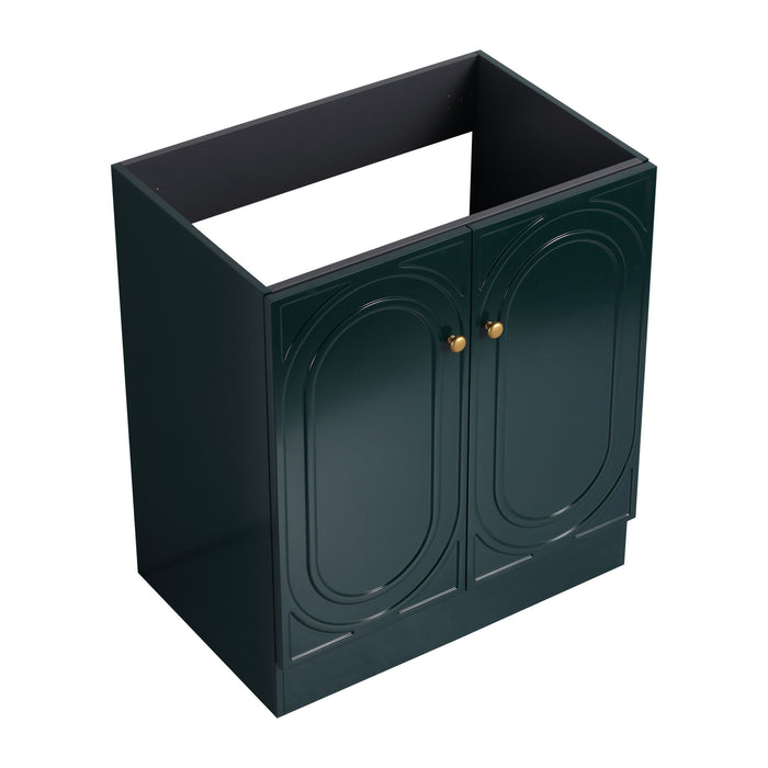 Modern Freestanding Bathroom Vanity With Soft Close Cabinet Doors