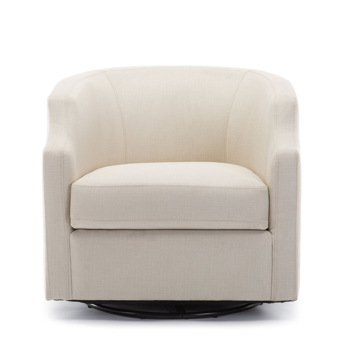 Isabelle - Swivel Glider Barrel Chair