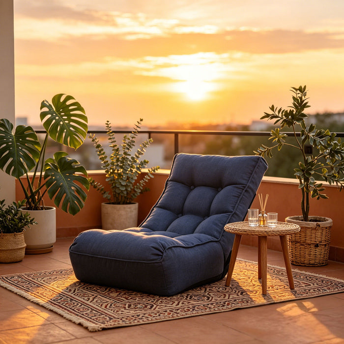 Reclining Japanese Chair Lazy Sofa Tatami Balcony Adjustable Chair