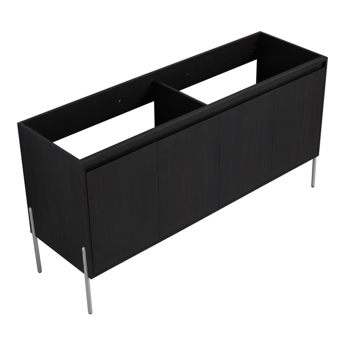 Freestanding Bathroom Vanity & Soft Close Cabinet Doors