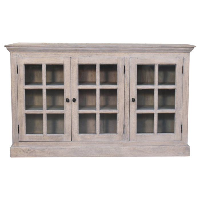 Triple Glazed Cabinet - Gray
