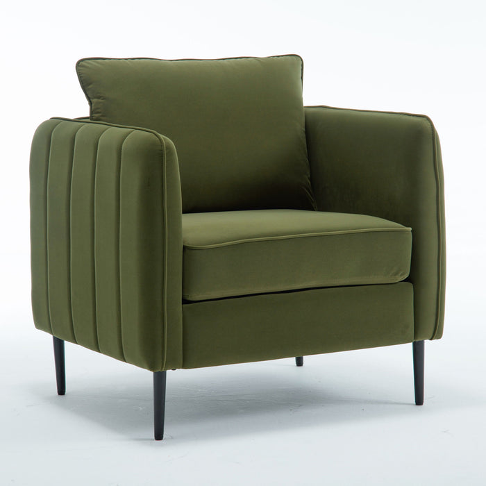 Accent Chair With Pillow For Living Room