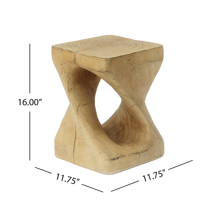 Twist Shape Side Table