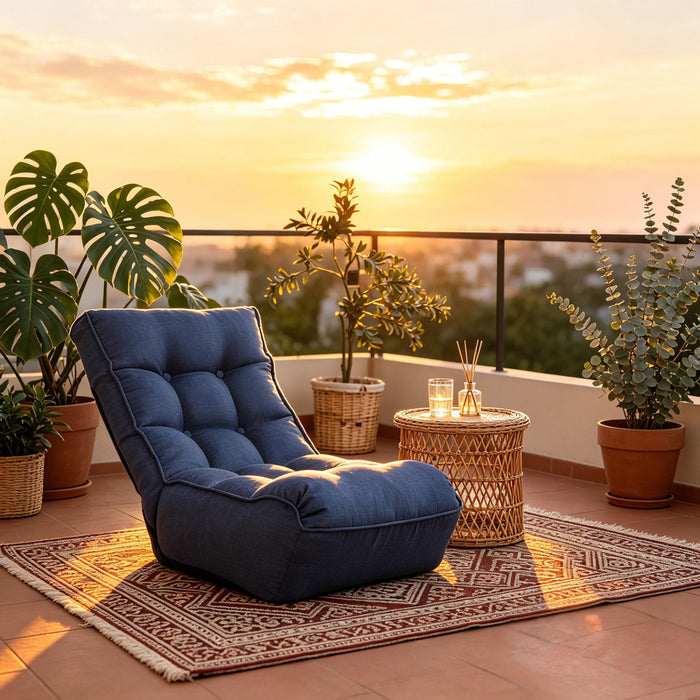 Reclining Japanese Chair Lazy Sofa Tatami Balcony Adjustable Chair