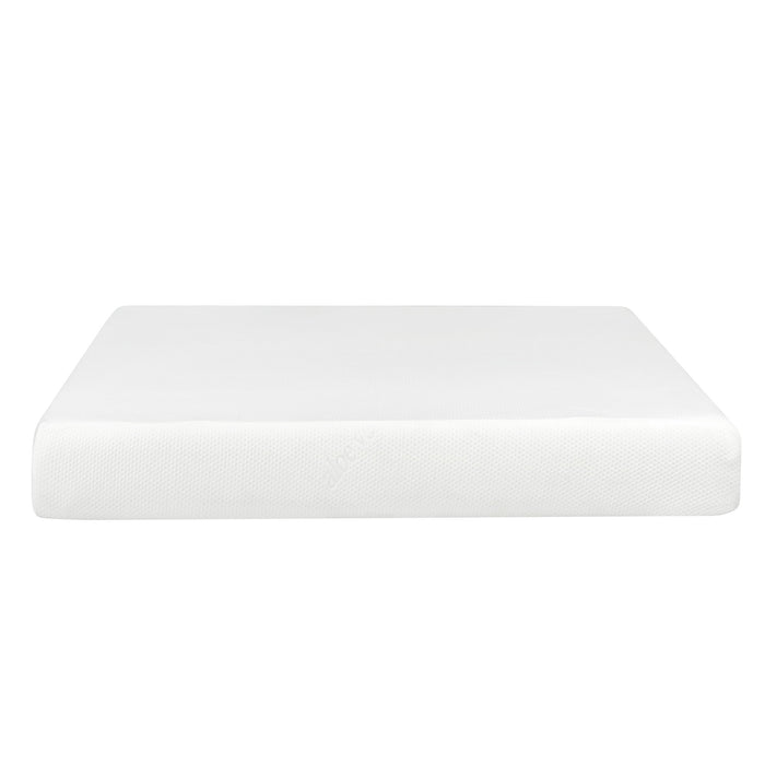 8" Plush Gel Memory Foam Mattress For Bed, Polyester Aloe Vera Cover