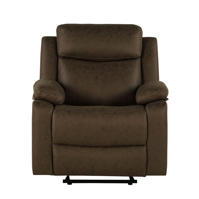 Brenda - Glider Recliner Chair With Manual Recline - Brown