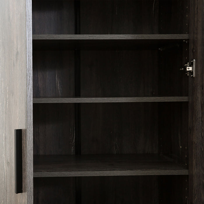 Mia - Farmhouse Shoe Cabinet With 6 Shelves