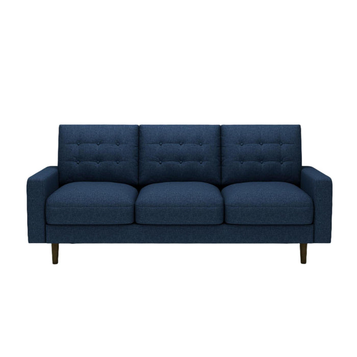 3 Seat Sofa Couch With Tufted Back Upholstered Couch For Living Room