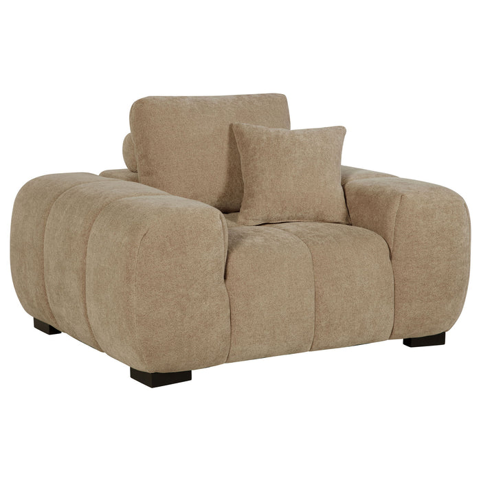 Plather - Track Arm Accent Chair