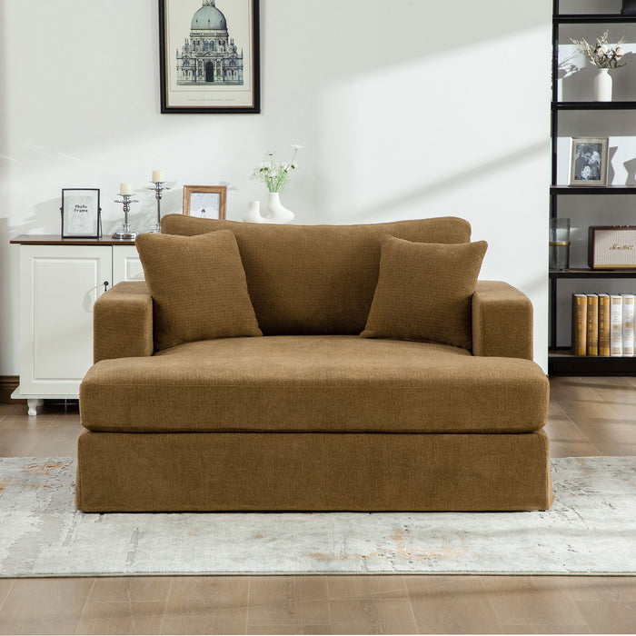 Modern Aesthetic Wide Sofa Bed