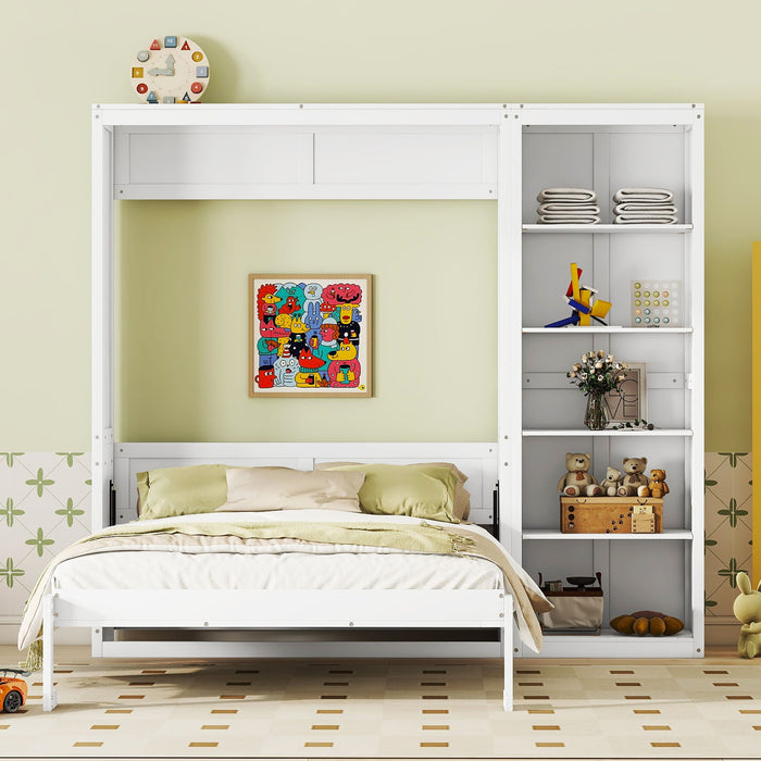 Murphy Wall Bed With Shelves