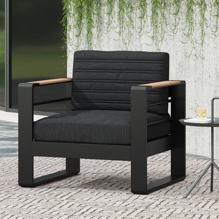 Giovanna - Club Chair Set With Aluminum Frame