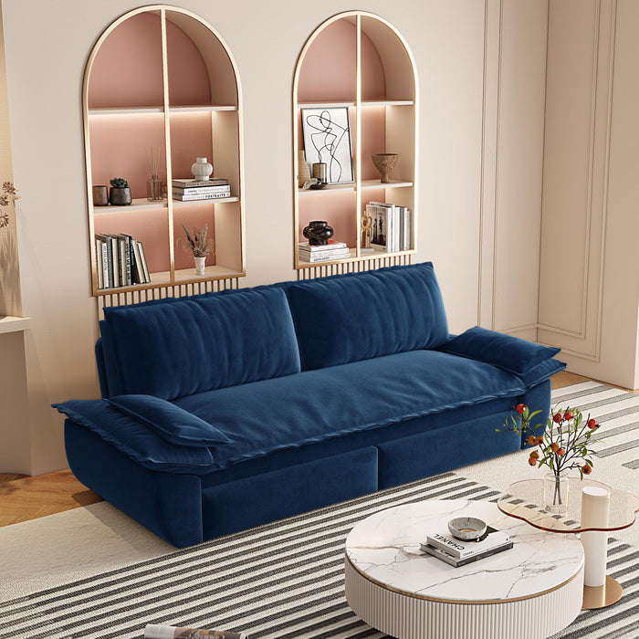 Queen Pull Out Bed, 3 In 1 Convertible Sleeper Sofa