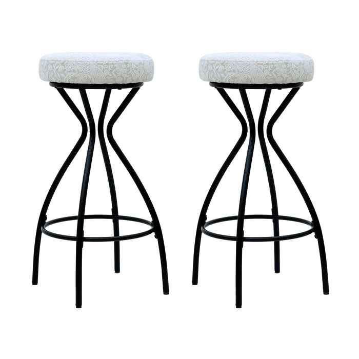 Modern Backless Bar Stools For Kitchen Island (Set of 2)