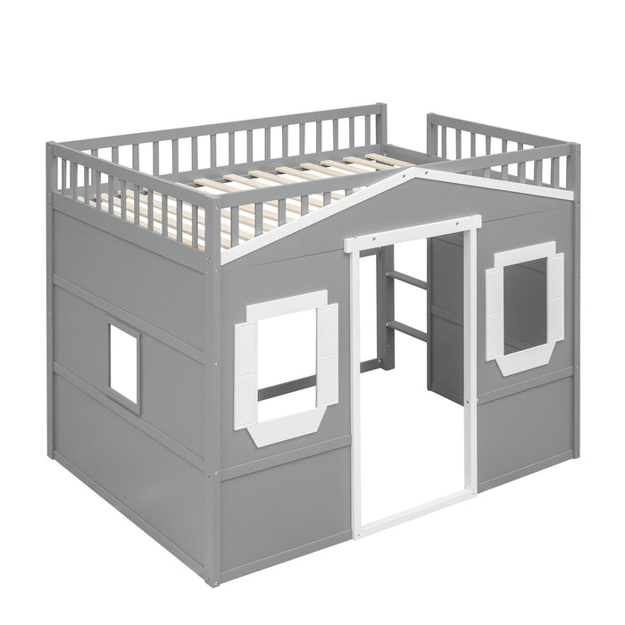 Elegant House Loft Bed With Ladder