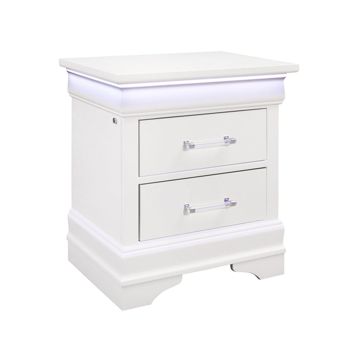 Charlston - 5 Piece Bedroom Set With LED Headboard