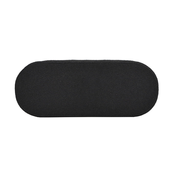 Fuji - Upholstered Oval Storage Bench