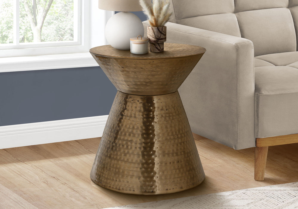 Drum Accent Side Table, Contemporary & Modern Elegant Design