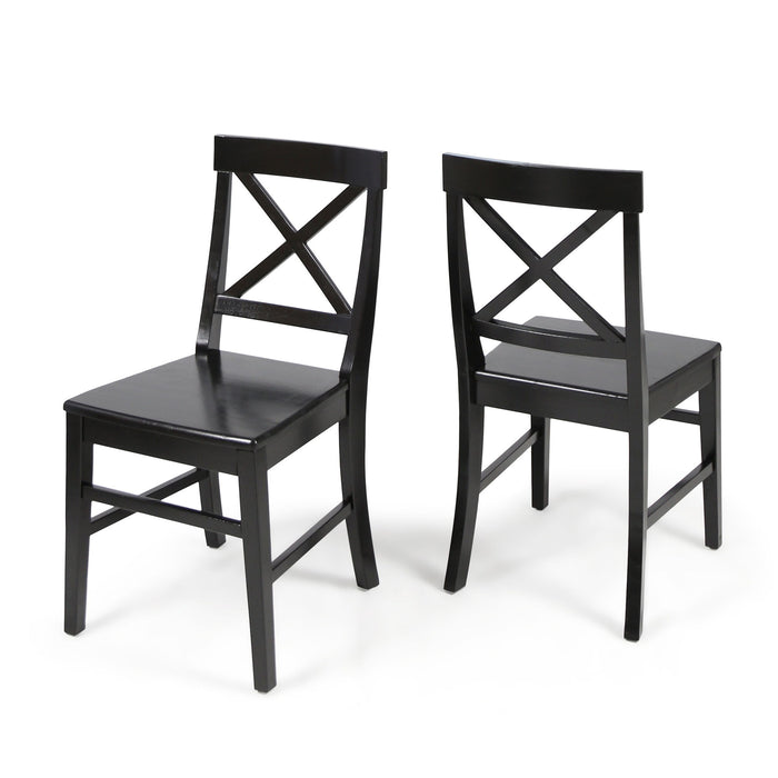 Plethora - Dining Chair With X Shaped Back (Set of 2)
