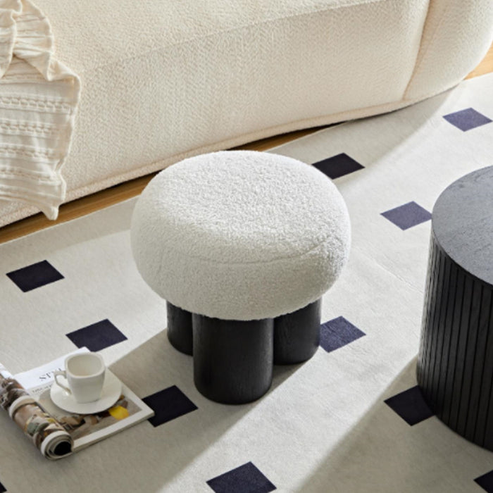 Versatile Mushroom Stool With Cushion