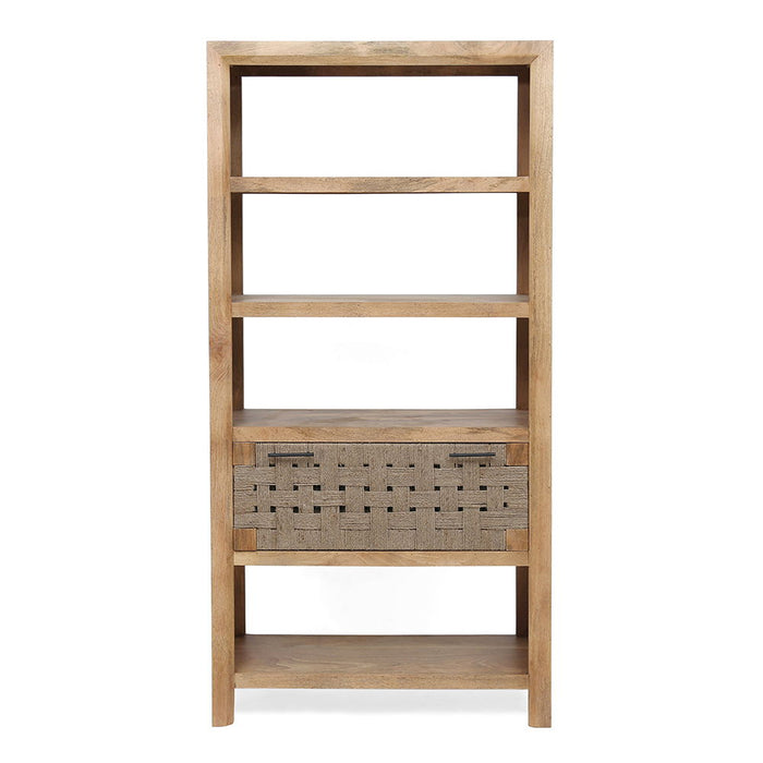 Shelf With Drawer - Beige Brown