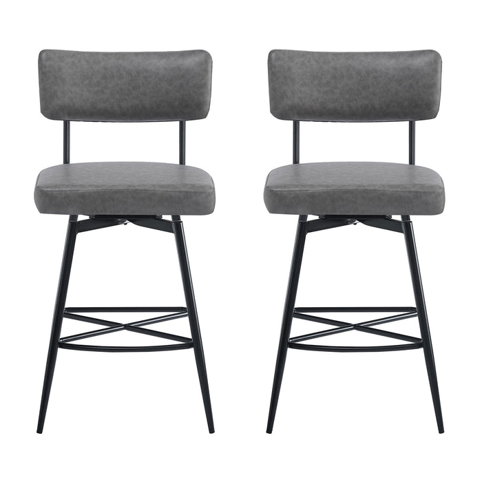 Retro Swivel Counter Stools (Set of 2)