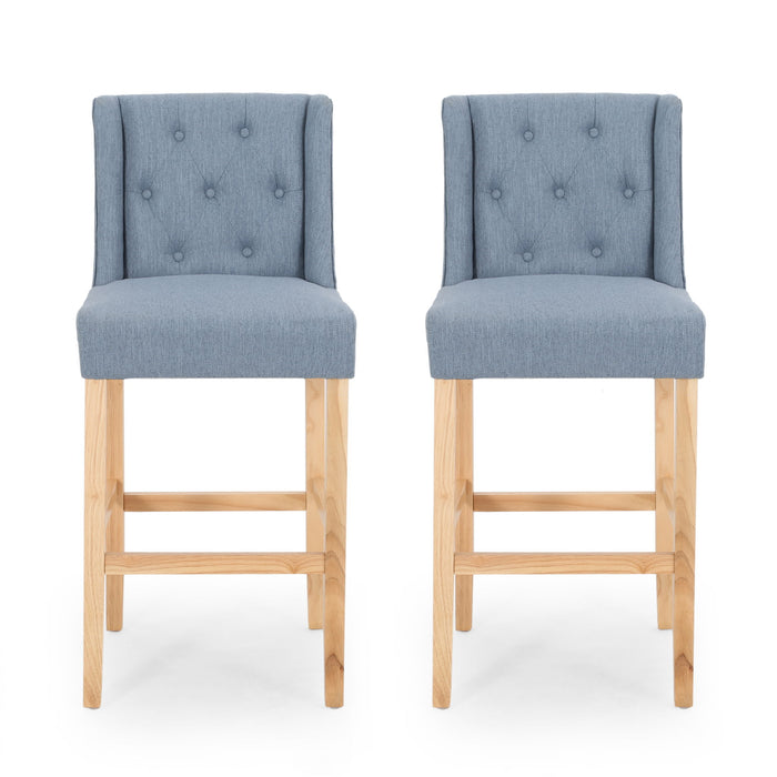 Ethereon - Tufted Counter Stool (Set of 2)