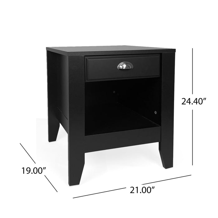 Cleary - Contemporary Nightstand With Drawer