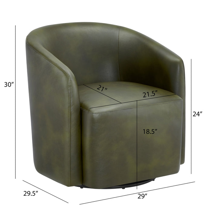 Ardena - Modern Swivel Barrel Chair
